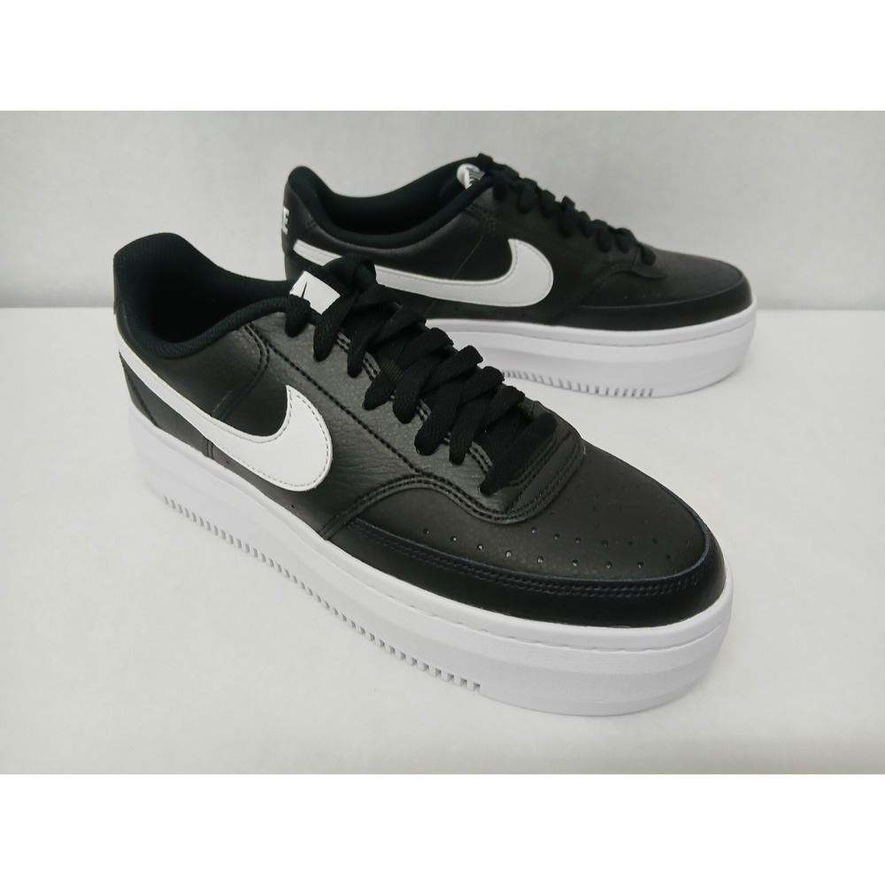Nike Women's Court Vision Alta Leather Platform Tennis Shoes DM0113-002 Sz‎ 10
